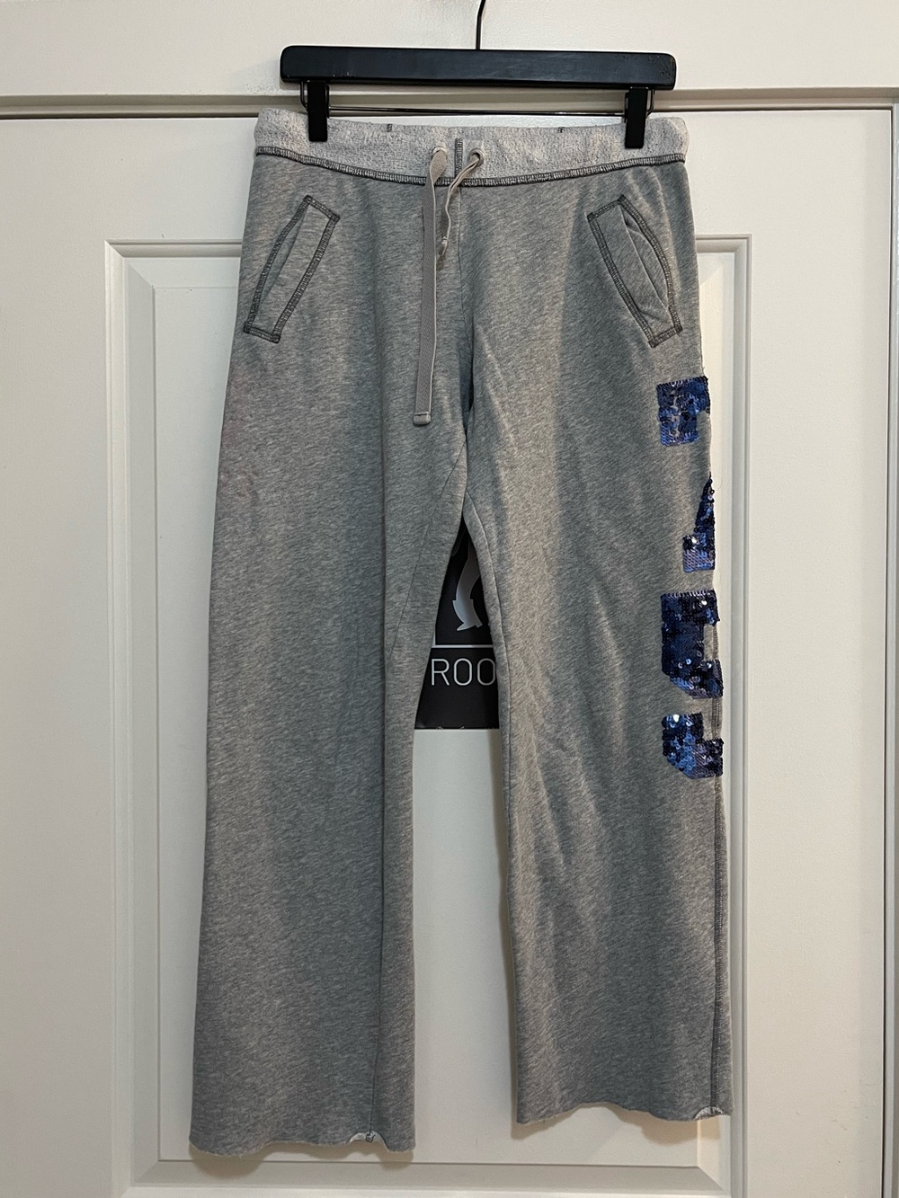 PINK VS Y2K Sequin Wide Leg Sweatpants